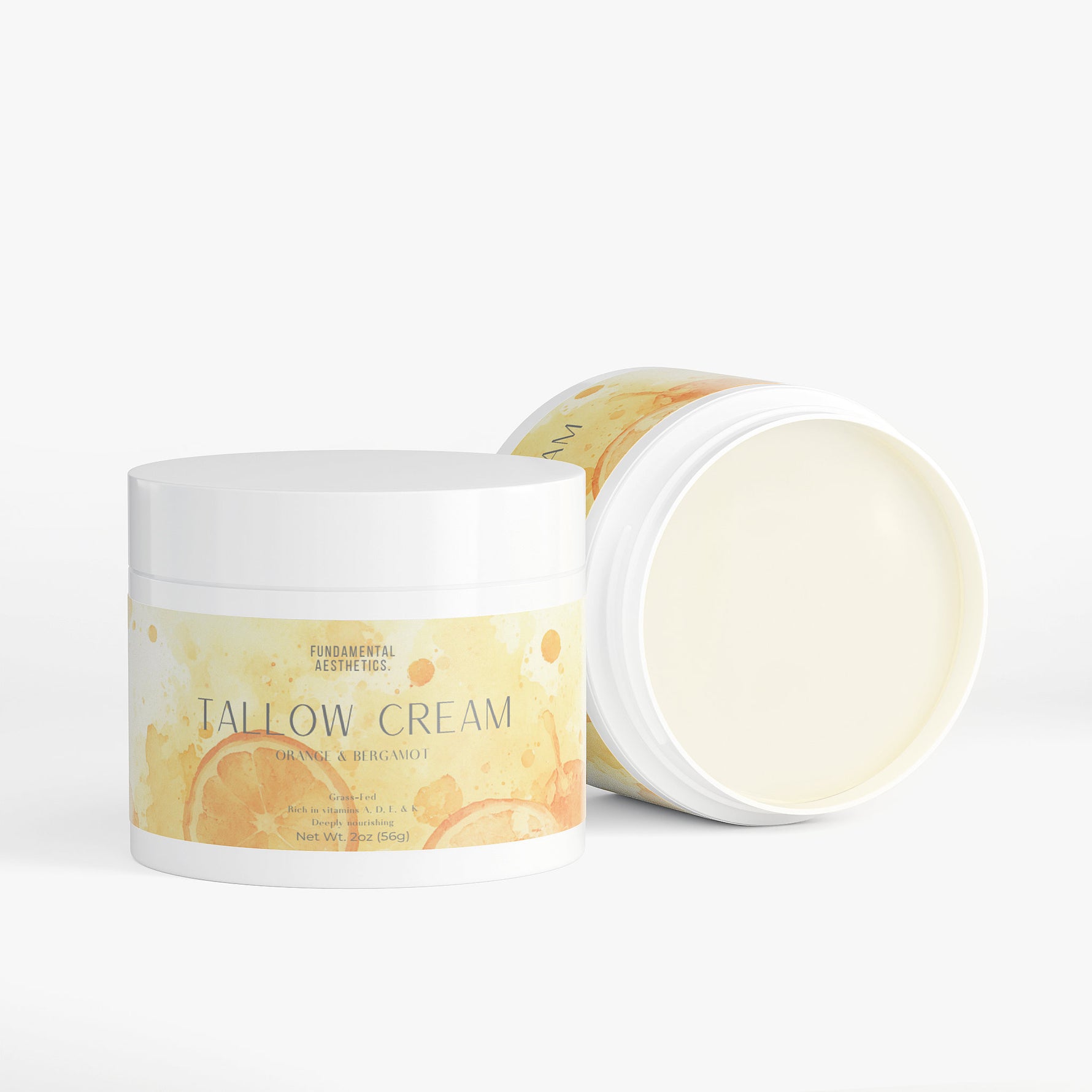 Tallow Cream Orange & Bergamot