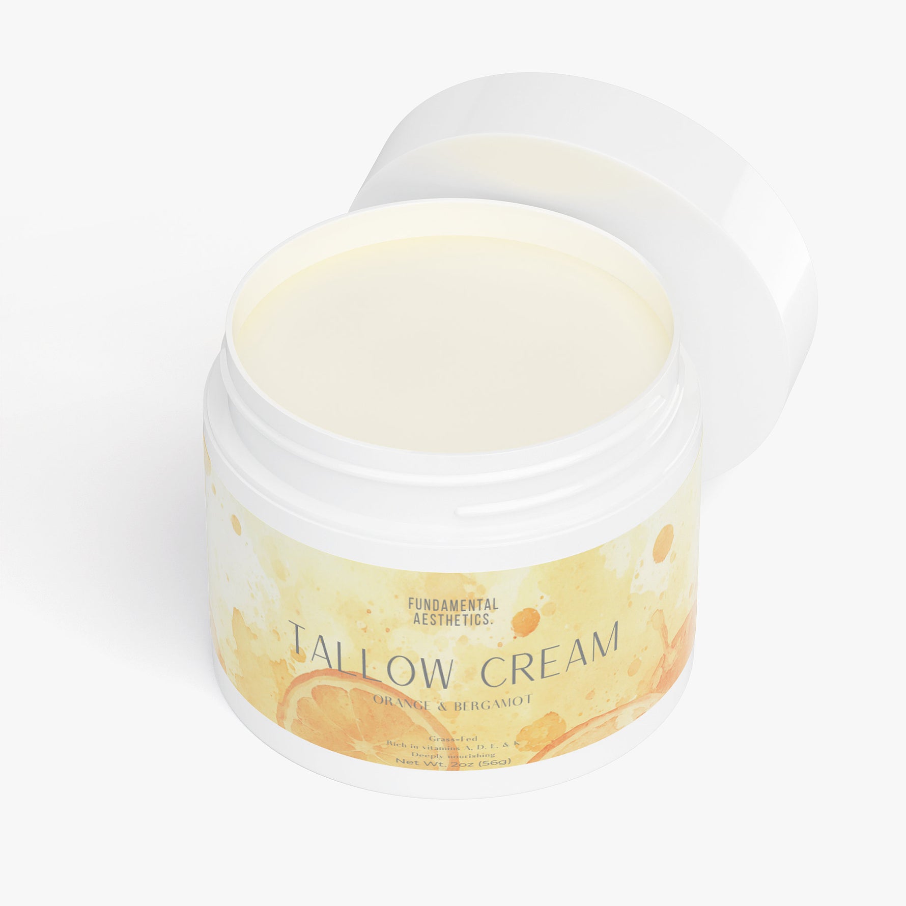 Tallow Cream Orange & Bergamot