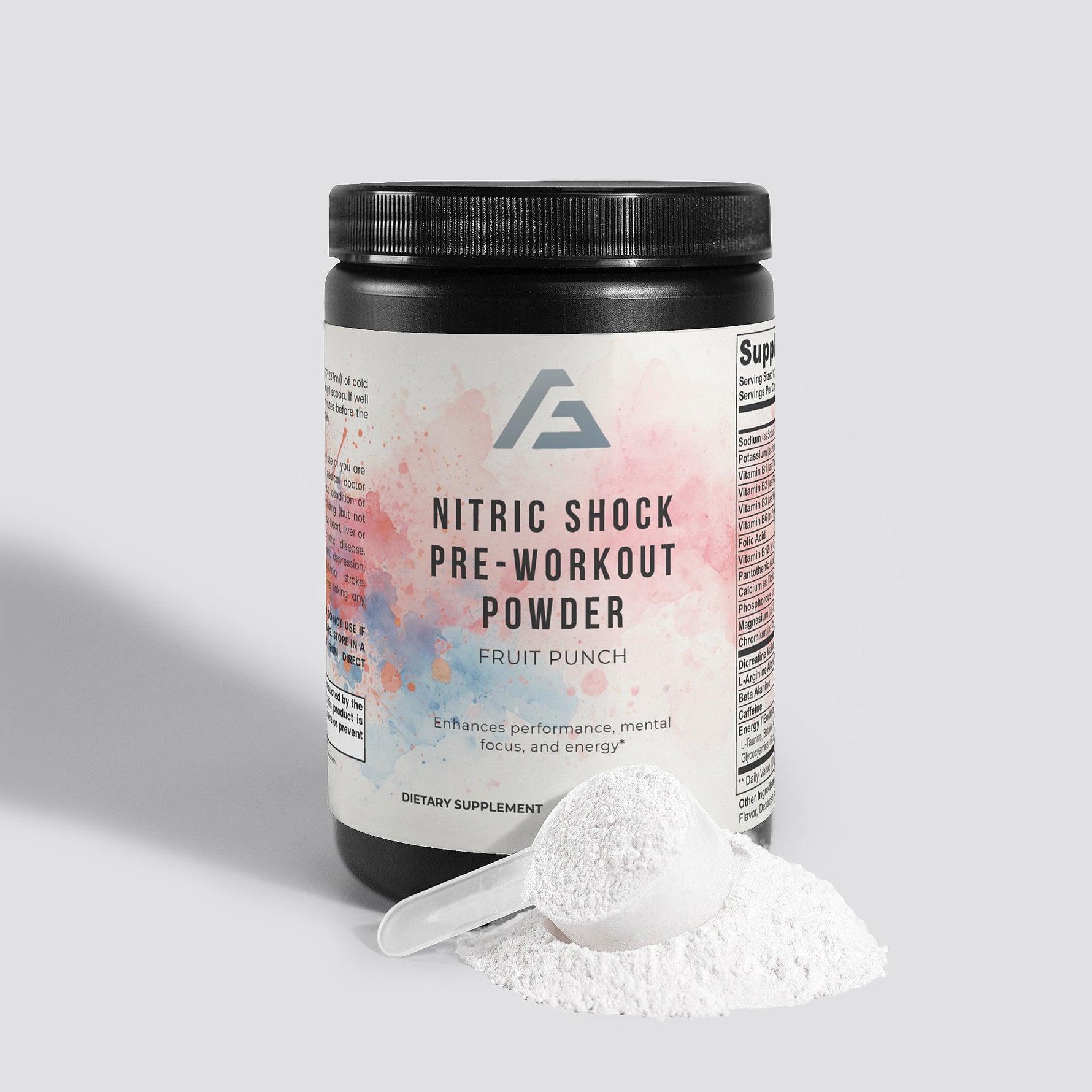 Nitric Shock Pre-Workout Powder (Fruit Punch)