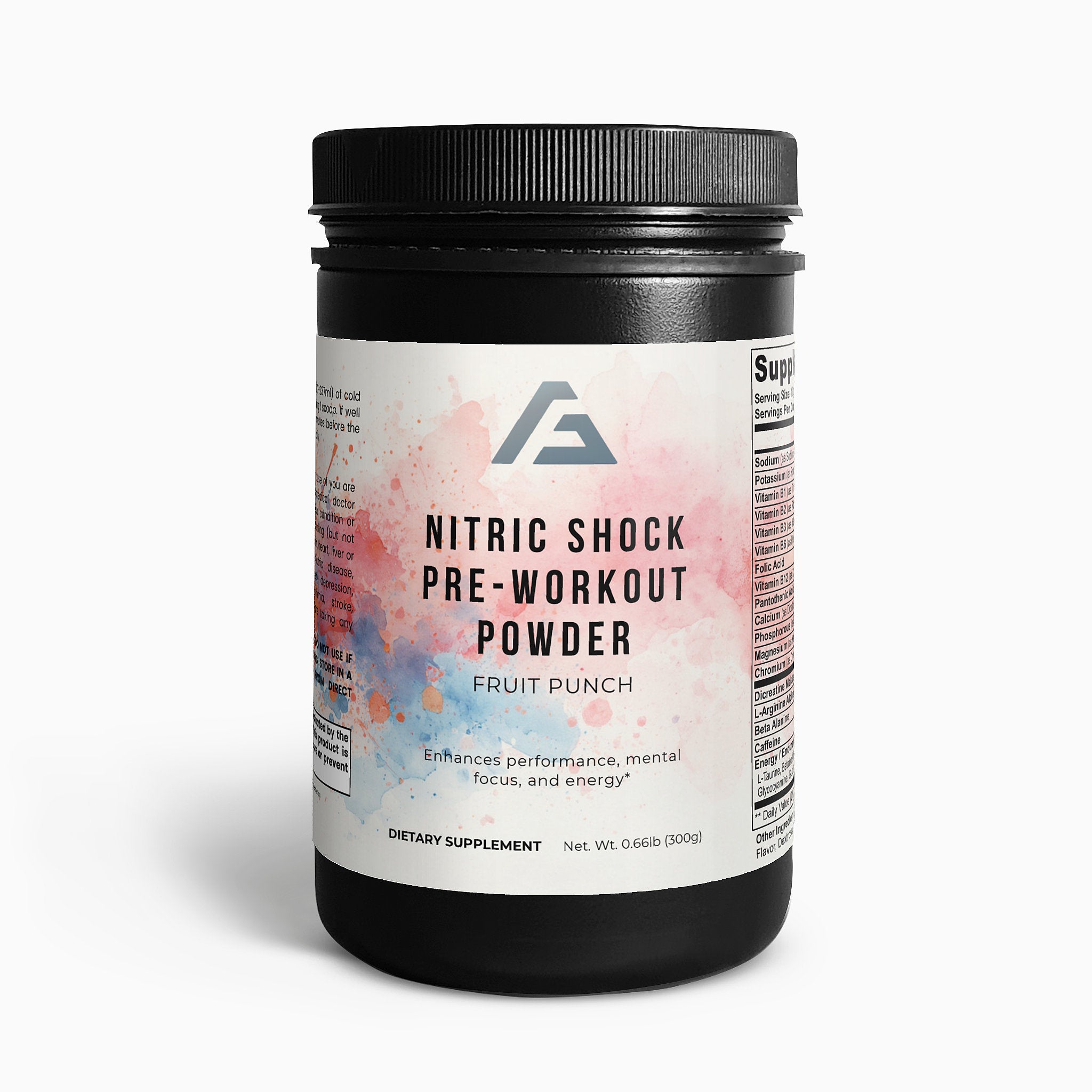 Nitric Shock Pre-Workout Powder (Fruit Punch)