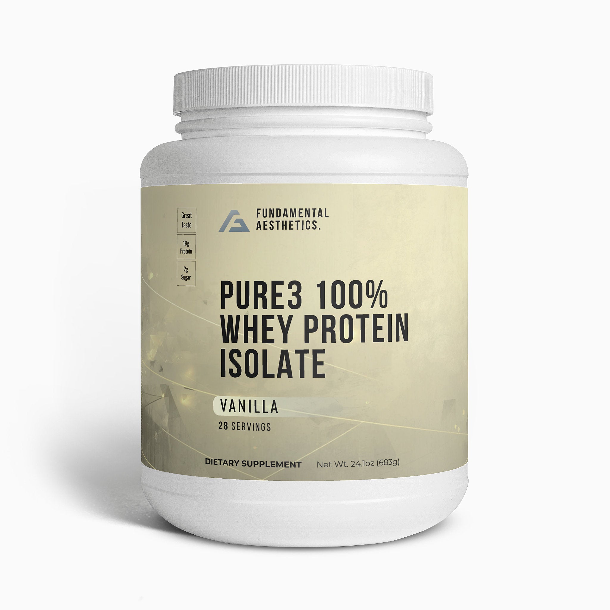 Pure3 100% Whey Protein Isolate (Vanilla)