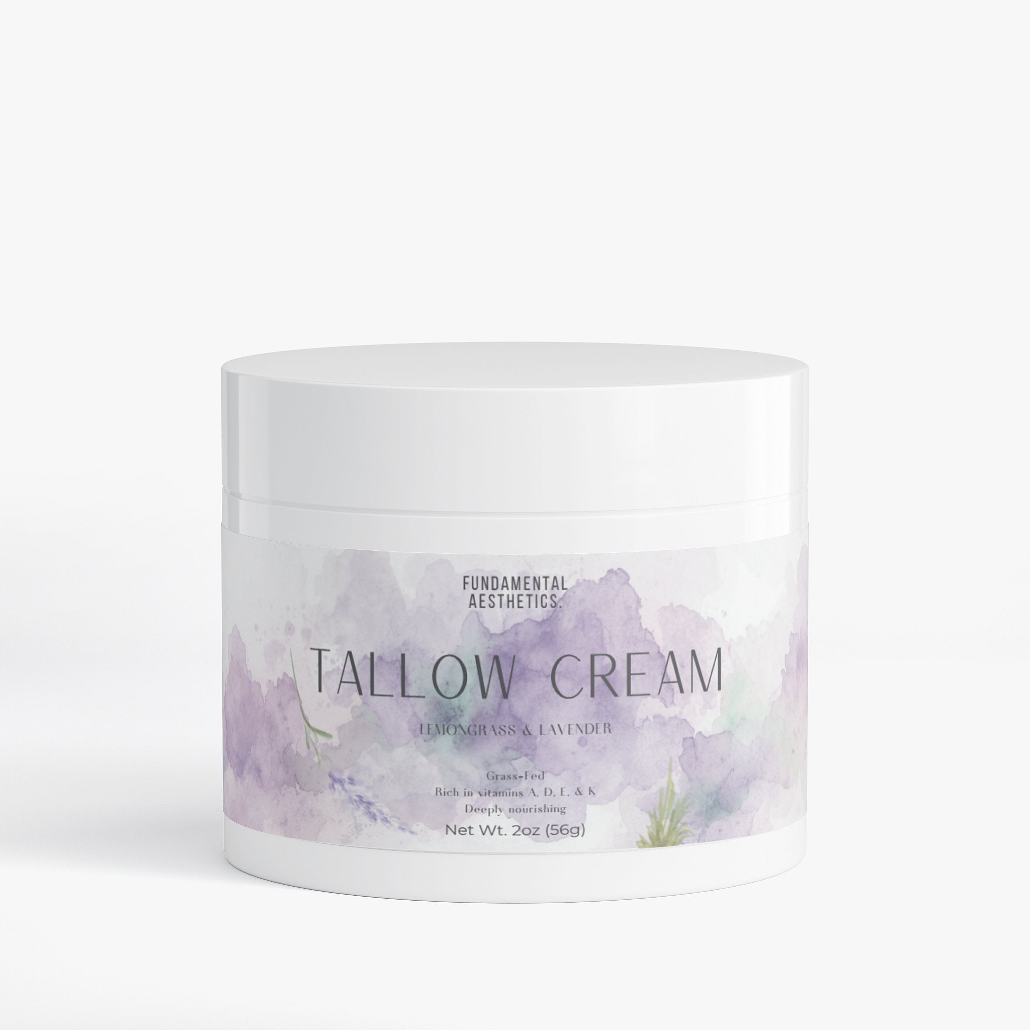 Tallow Cream Lemongrass & Lavender